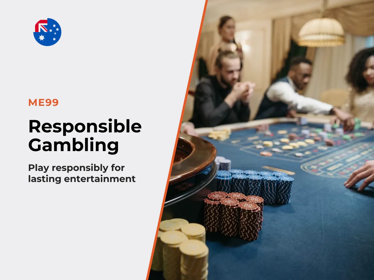 Responsible gambling notice. Gambling is an