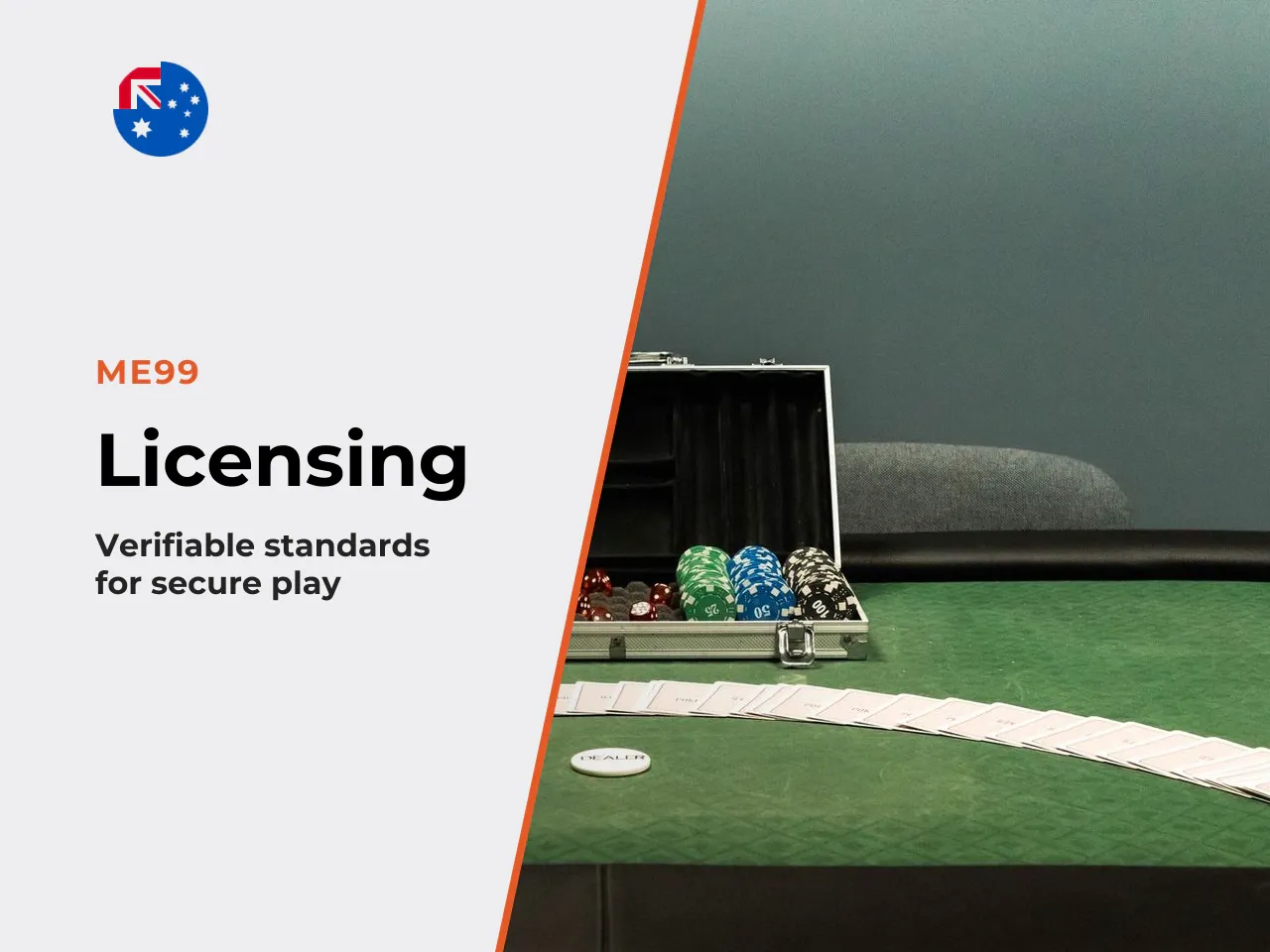 8.1 Verifiable criteria. 1. Licensing. The