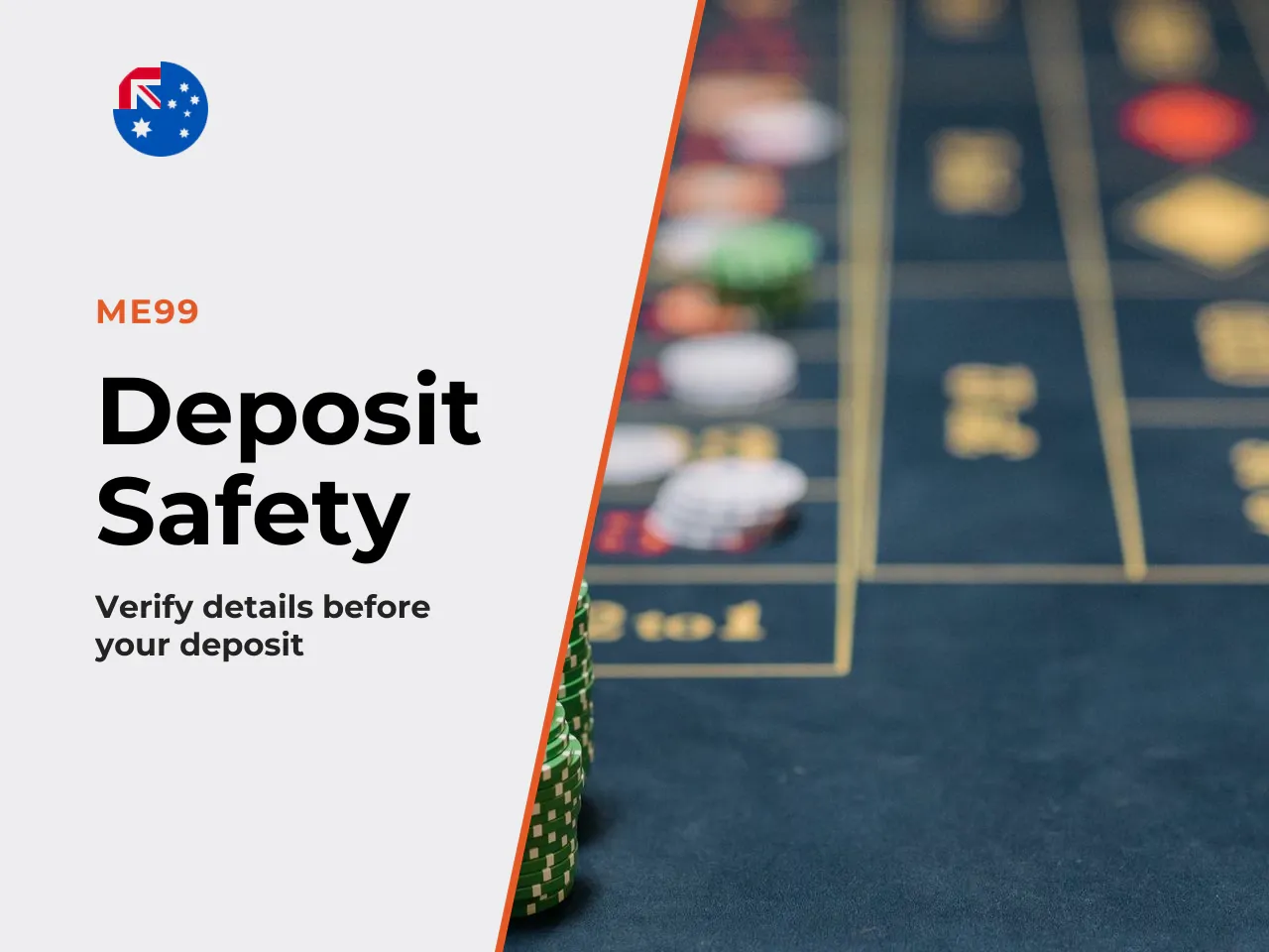 What to verify before depositing